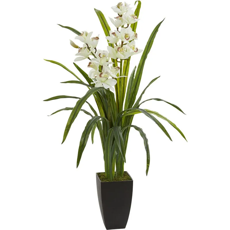 39in. Cymbidium Orchid Artificial Plant