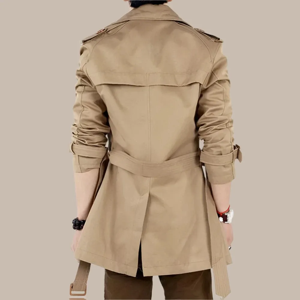 Autumn & Winter Mens Trench Coat