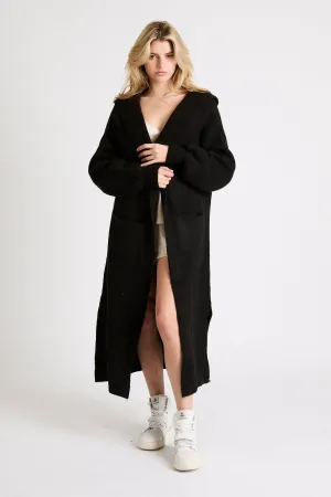   Beryll Adina Cashmere Blend Coat with Hood | Black