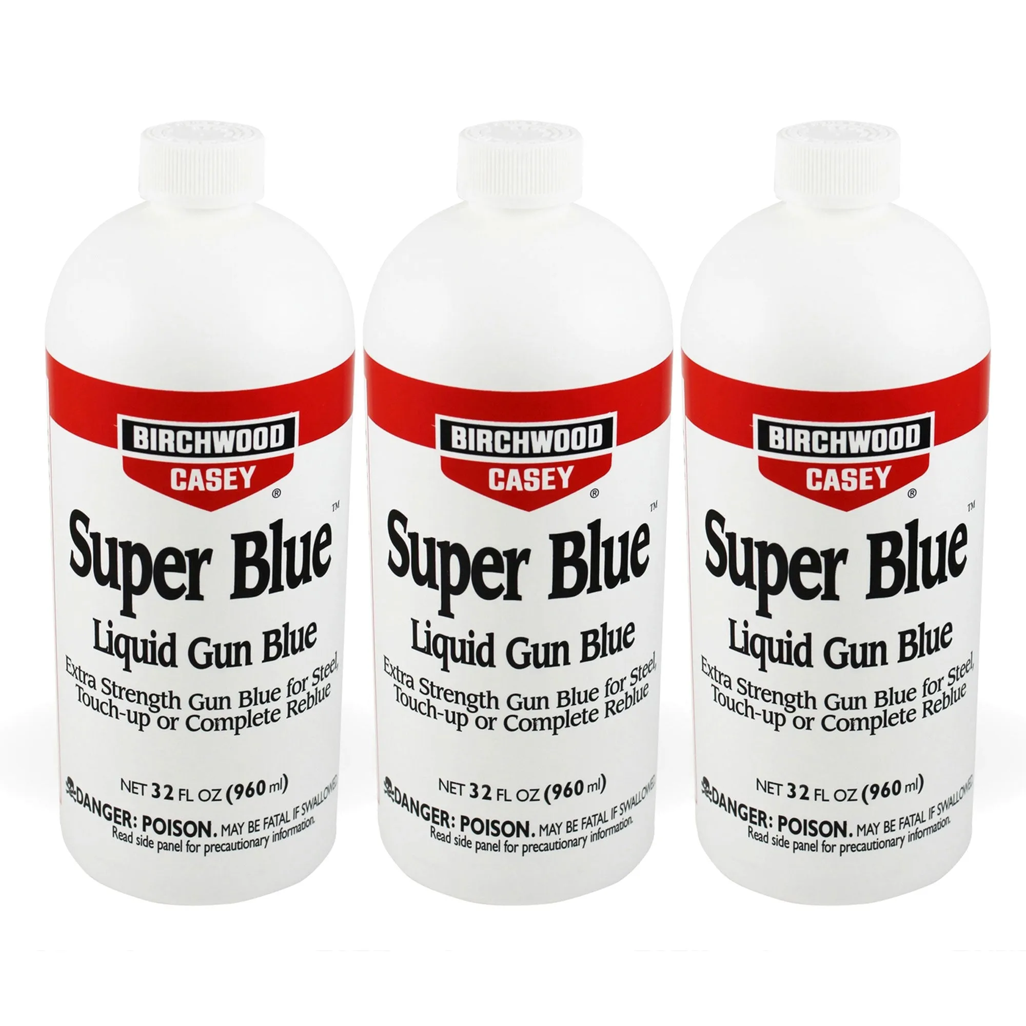 Birchwood Casey 32 fl. oz. Super Blue Double Strength Liquid Gun Blue (3 Pack)