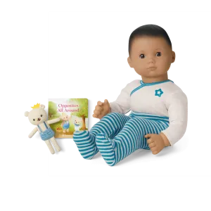 Bitty Baby® Doll #5 in Soft Blue   Bear Friend & Board Book