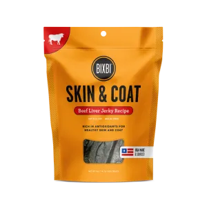 Bixbi Skin & Coat Beef Liver Jerky Dog Treats