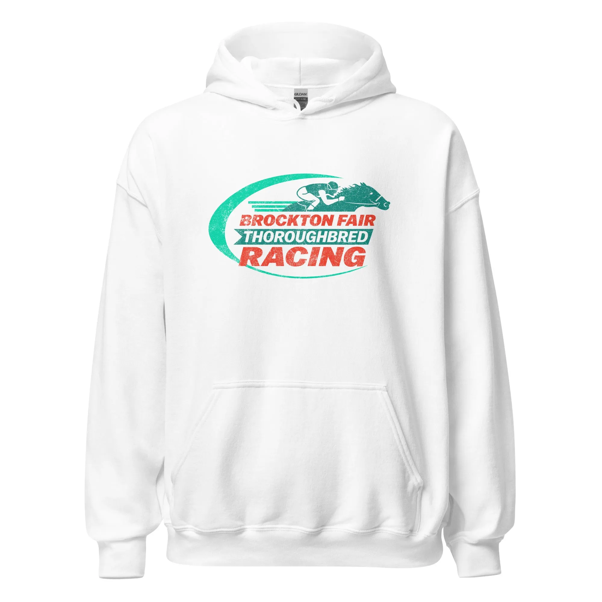 Brockton Fair Horse Racing Hoodie - Brockton, MA | Mens Womens Graphic Sweatshirt