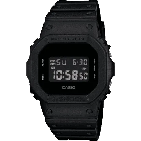 Casio G-Shock Watch Men's Black on Black DW-5600BB-1DR