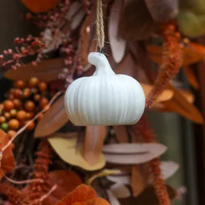 Ceramic Hanging Pumpkin