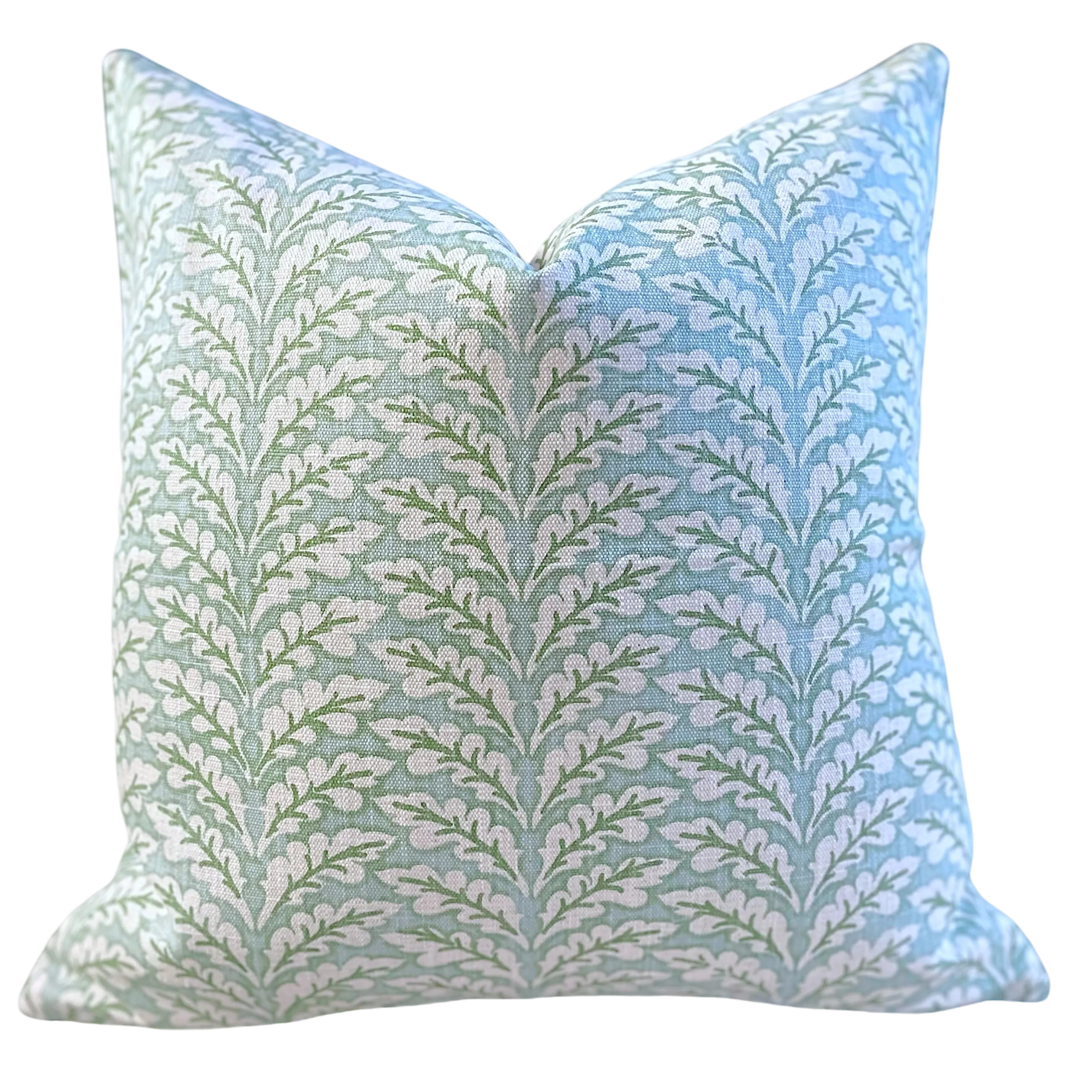 Florentia: Haint Blue Mix and Match Decorative Pillow Covers / Light Blue Green Pillow Cover