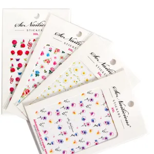 Garden Flower Sticker Set - SAVE 35% - ONLY 2 LEFT!