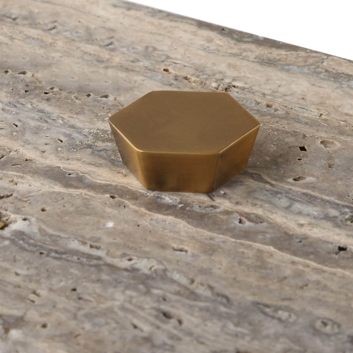 Griseus Travertine Stone Box