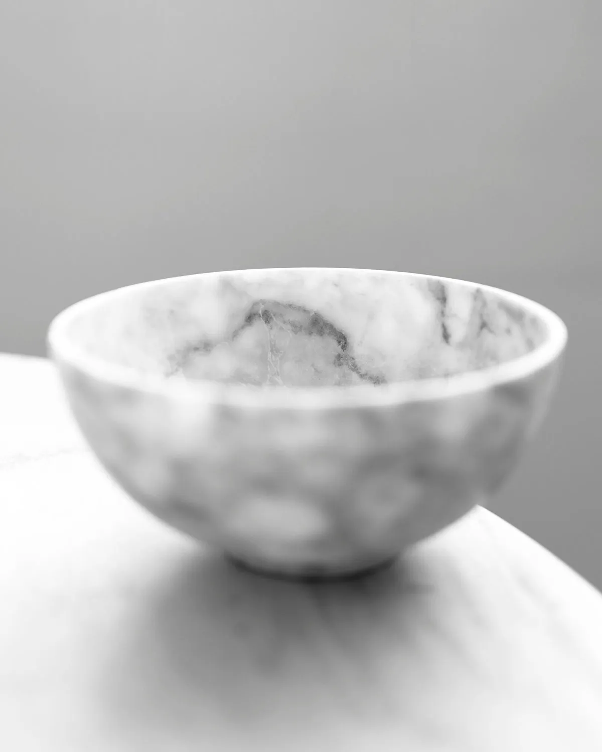 Hand Carved Bowls in White Marble - Multiple Sizes