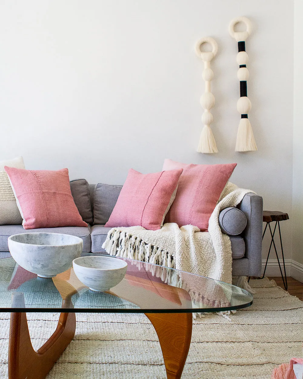 Hand Carved Bowls in White Marble - Multiple Sizes