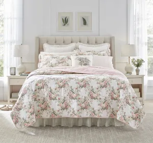 Joyce Coverlet Set Peach Bellini