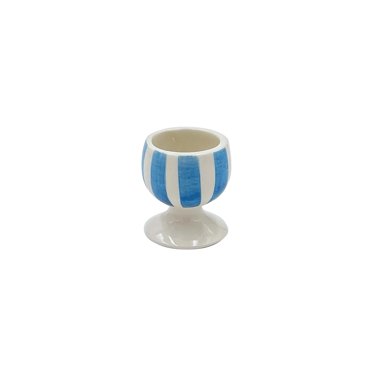 Light Blue Stripes Egg Cup