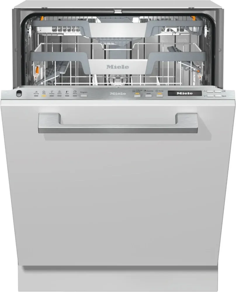 Miele G7156SCVI 24 Inch Fully Integrated Dishwasher with 16 Place Setting Capacity, 6 Wash Cycles, 45 dBA Silence Rating, 3D  Cutlery Tray, AutoOpen Drying, Perfect GlassCare, Water Softener, ComfortClose and ENERGY STAR®: Panel Ready