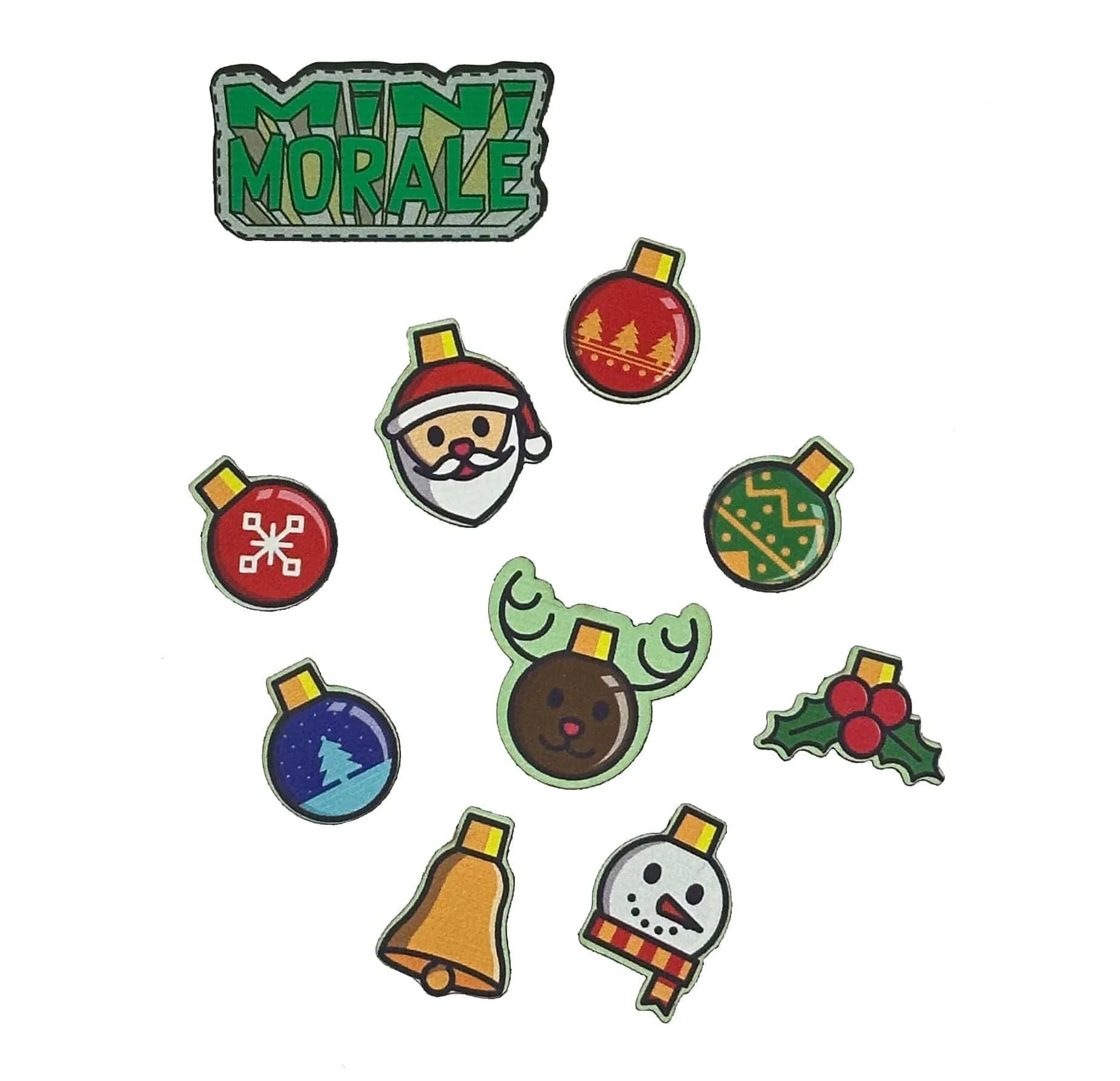 Mini Morale - Christmas Ornament Patch Pack 2