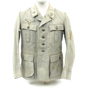 Original German WWII Luftwaffe Hermann Göring Division Obergefreiter Field Tunic