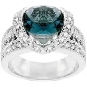 Ovaline Blue Ring