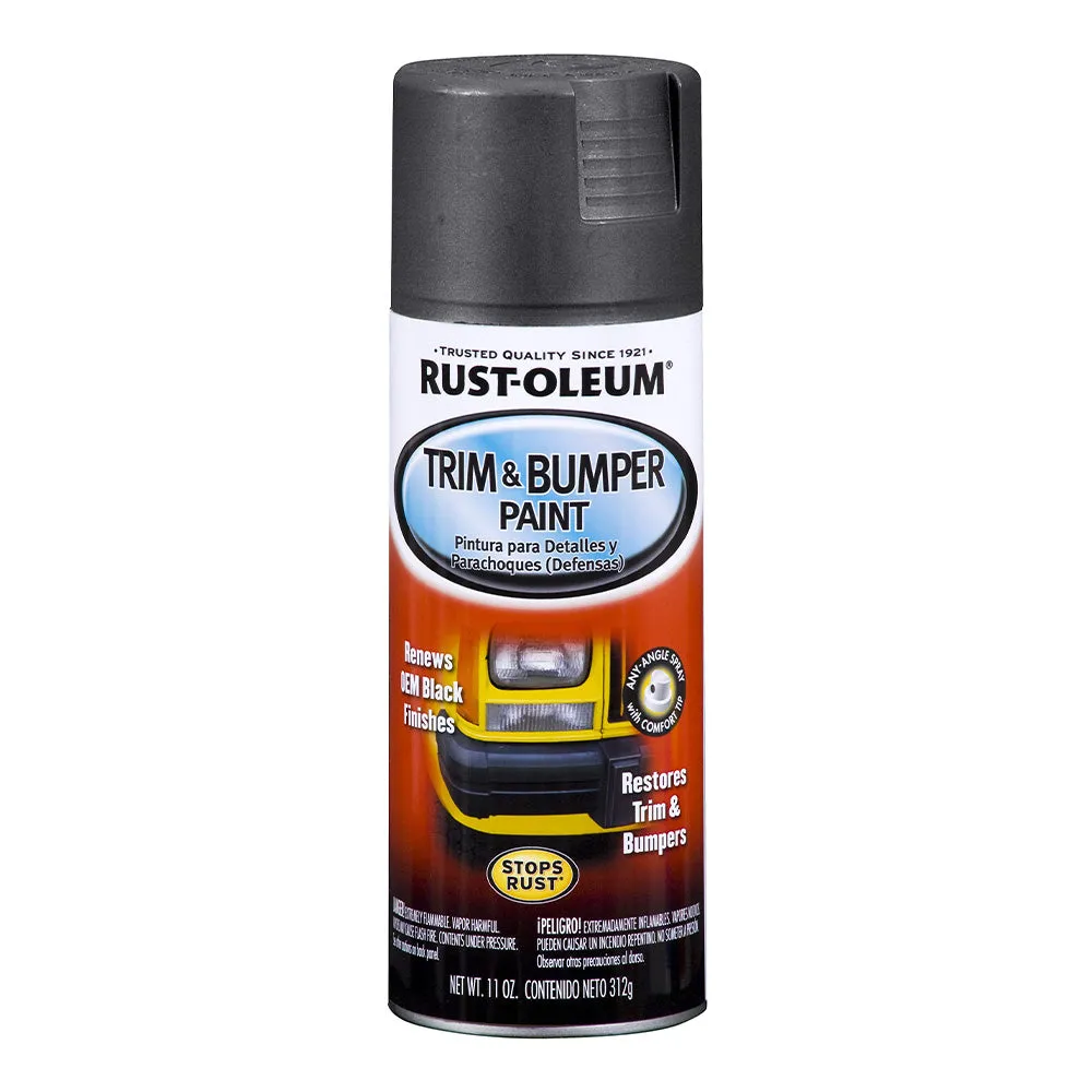 RUST-OLEUM Automotive Trim and Bumper Spray Paint 312g Aerosol Matt Black