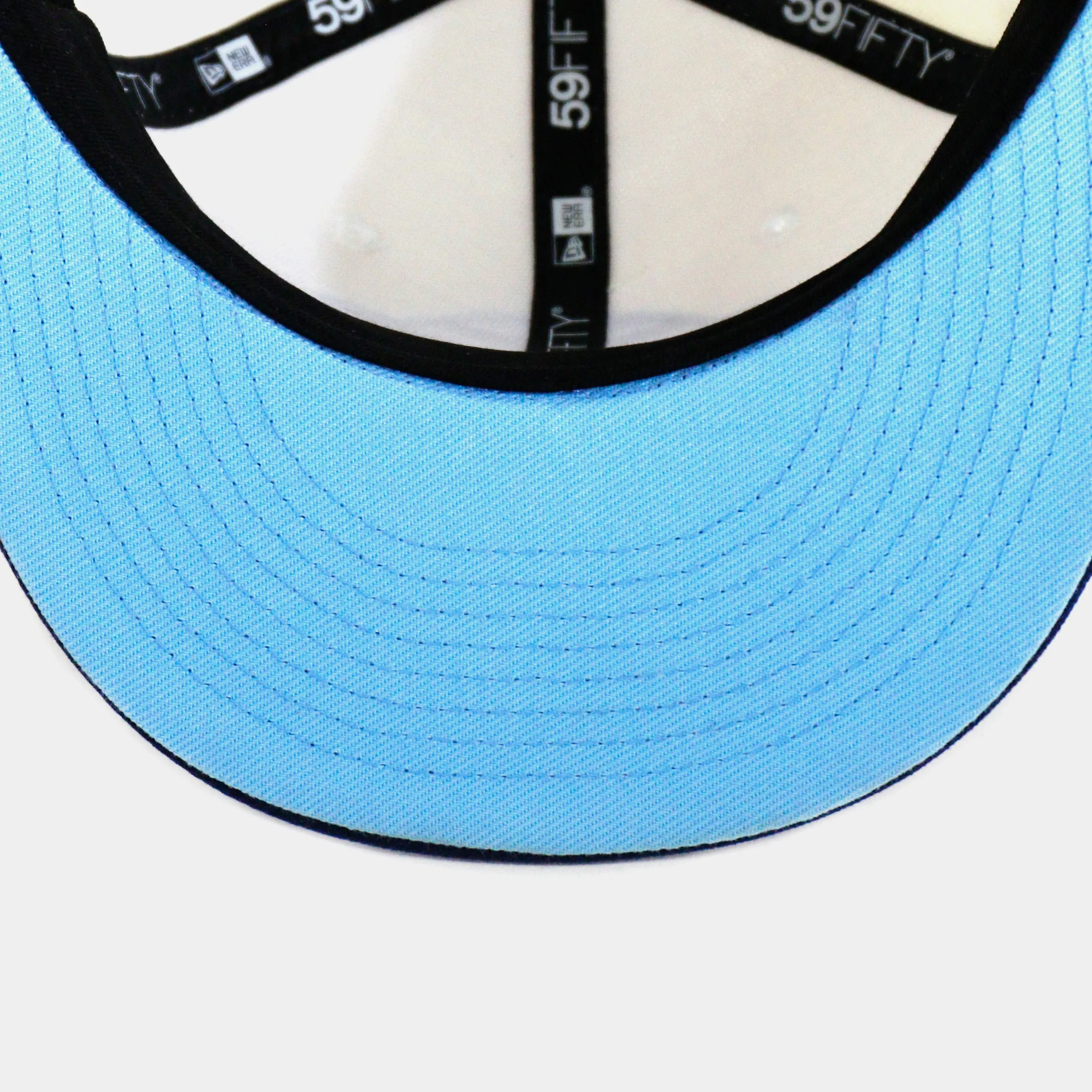 Shoe Palace x New Era Cotton Candy Blue Oakland Athletics 59Fifty Fitted Cap Mens Hat (White/Blue)