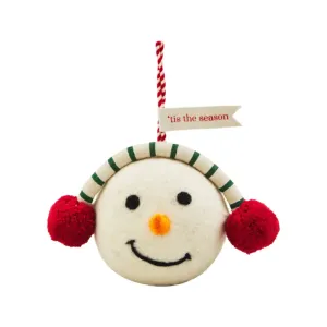 Snowman Ball Ornament