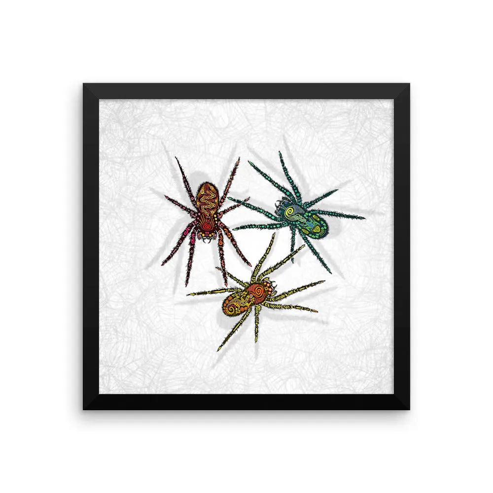 SPIDERS Framed poster