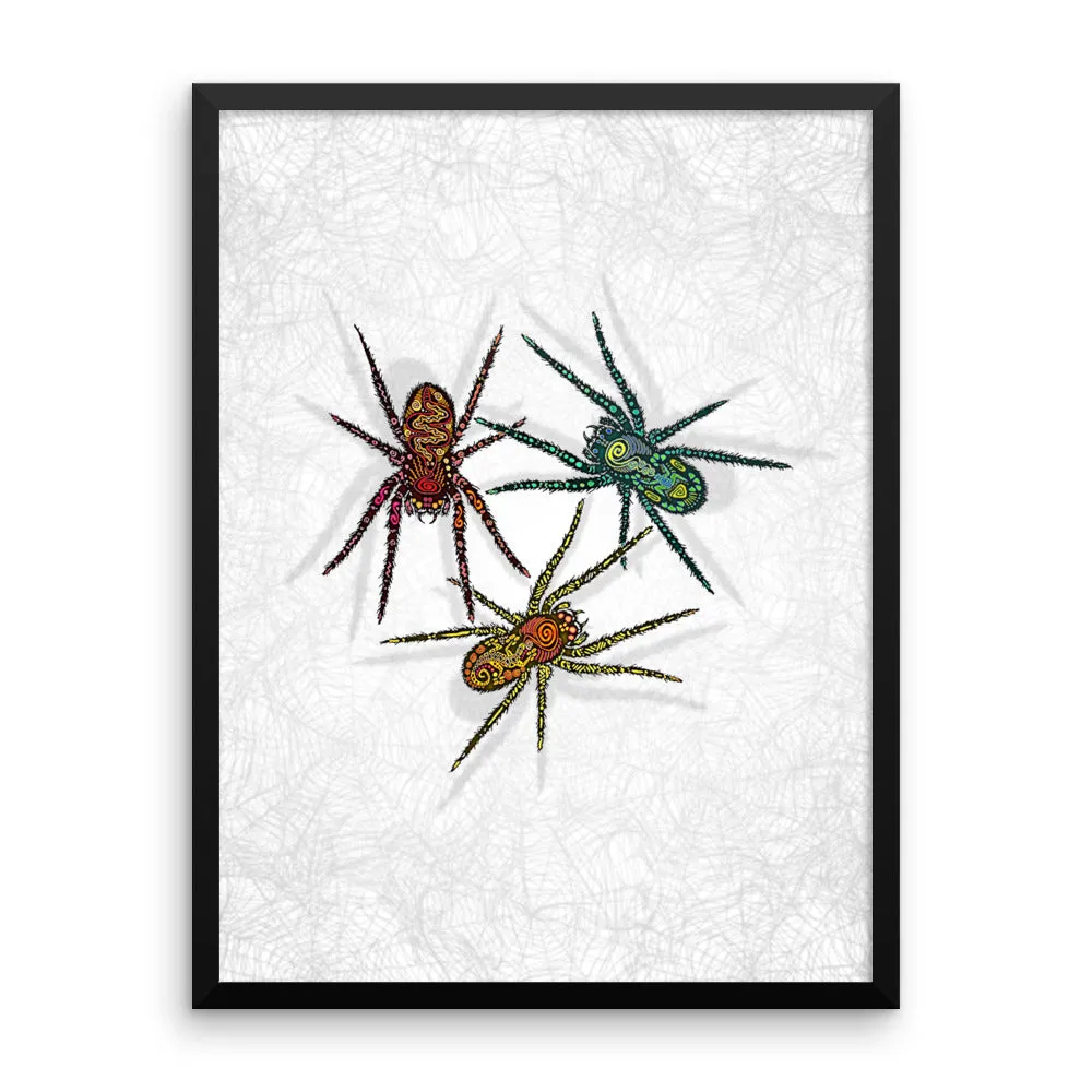 SPIDERS Framed poster