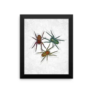 SPIDERS Framed poster