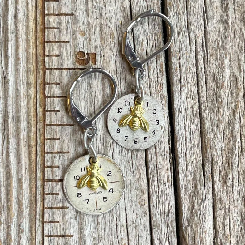 Tiny Treasures Vintage Watch Dial Earrings {multiple styles}