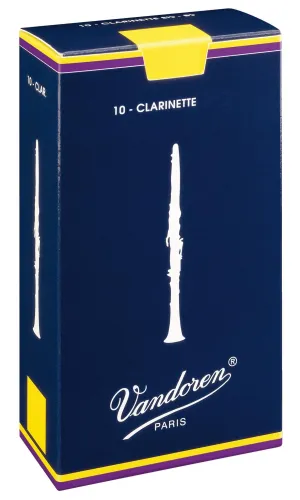 Vandoren Traditional Alto Clarinet, Box of 10 - Strength 2