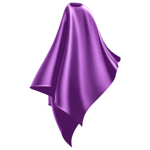 Wahl Polyester 100% Waterproof Cape Purple WP4002PU