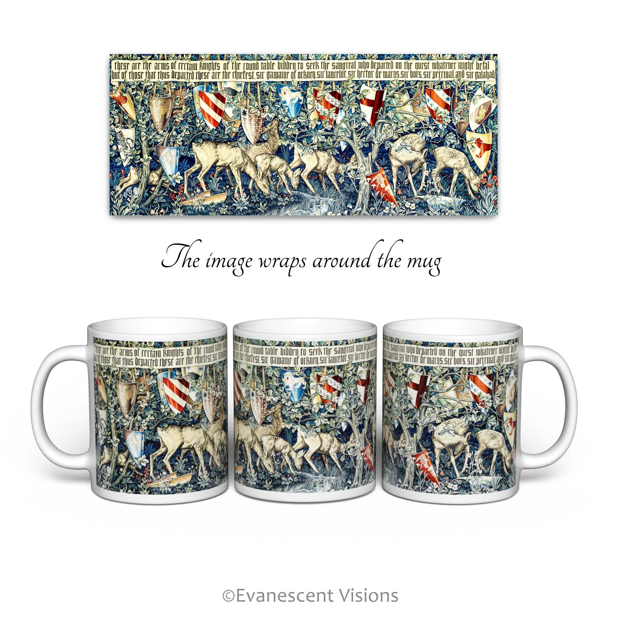 William Morris Verdure Panel Art Mug