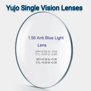 Yujo 1.56 Index Single Vision Anti Blue Light Clear Lenses